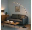 MeLiTec LED Stehlampe ST26-2 Bogenleuchte matt-schwarz dimmbar Bild 1