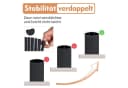 Sekey PVC Sichtschutzmatte Anthrazit mit verstärkter Konstruktion Bild 5