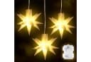 Salcar LED-Lichterkette 3D Weihnachtsstern Warmweiß Bild 2