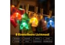 Salcar LED Solarleuchte Lichterkette 10M 50 LED Bunt Garten Bild 3