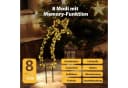 Salcar LED Stern LED Gartenstecker Sternschnuppe 1M 400 LED Weihnachtslicht Stern Außen, Warmweiß Bild 1
