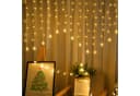 Salcar LED-Lichtervorhang 2M Schneeflocke Warmweiß Bild 2