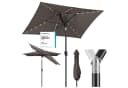 Sekey Sonnenschirm Rechteckig 300x200 cm mit LED-Lichtern Bild 2