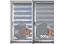 Doppelrollo Duo Rollo Schnurlos Klemmfix ohne Bohren Rollo Faltrollo, Sekey Bild 4