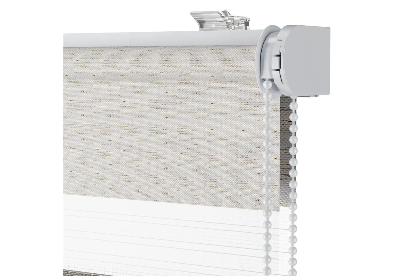 Doppelrollo Duo Rollo Klemmfix ohne Bohren für Fenster Rollos Jalousie Faltrollo, Sekey - Bild 3
