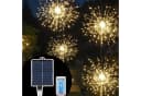 Salcar LED Solarleuchte 4er Feuerwerk Lichterkette Warmweiß mit Fernbedienung Bild 2