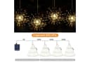 Salcar LED Solarleuchte 4er Feuerwerk Lichterkette Warmweiß mit Fernbedienung Bild 4