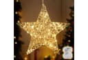 Salcar LED-Lichterkette Stern Dekoleuchte Warmweiß Roségold 80 LEDs Bild 2