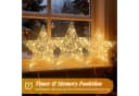 Salcar LED-Lichterkette Stern Dekoleuchte Warmweiß Roségold 80 LEDs Bild 4