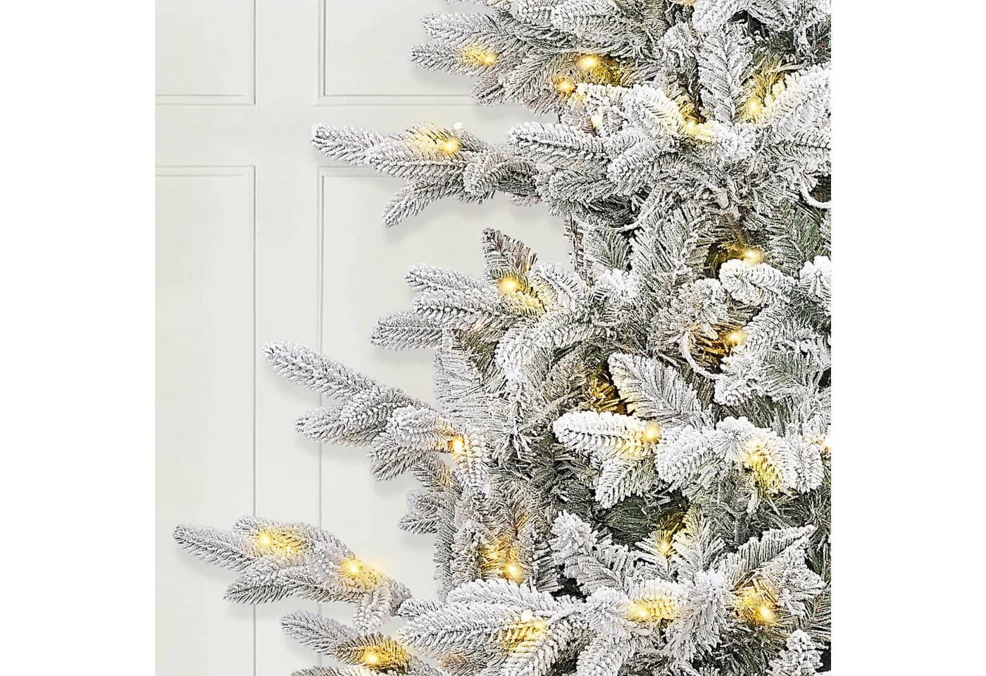 Salcar Künstlicher Weihnachtsbaum mit Schnee 180 cm - Bild 4