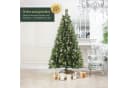Salcar Künstlicher Weihnachtsbaum 120cm mit LED-Beleuchtung Bild 1