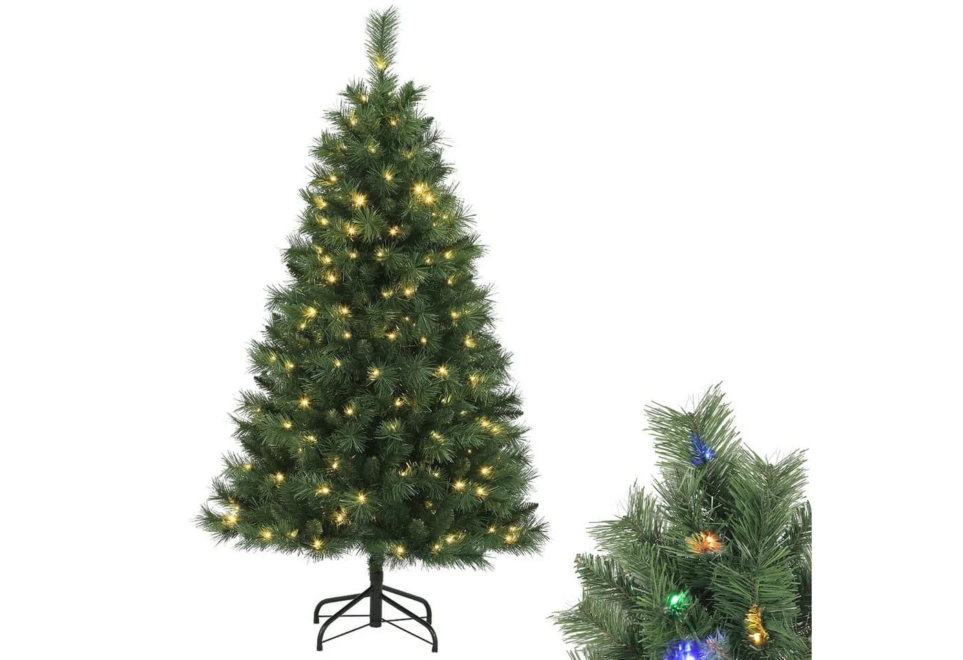 Salcar Künstlicher Weihnachtsbaum 120cm mit LED-Beleuchtung - Bild 2