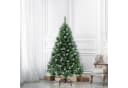 Salcar Künstlicher Weihnachtsbaum mit Schnee 120 cm Bild 1