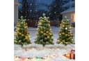 Salcar Künstlicher Weihnachtsbaum 3er Set LED Weihnachtsbaum mit Beleuchtung Bild 3