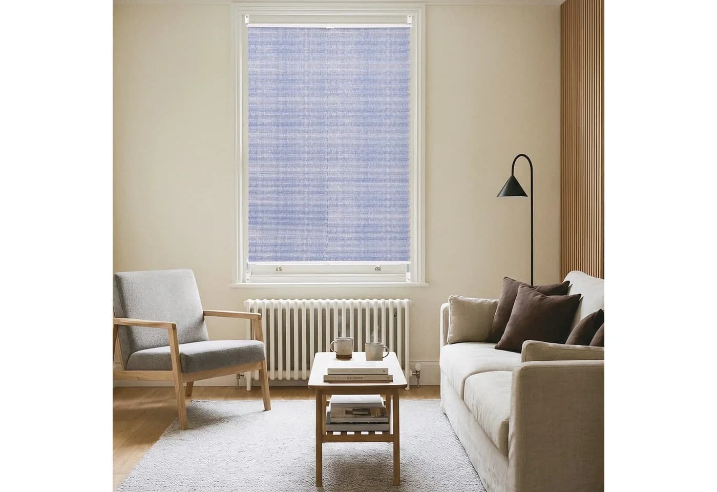 Sekey Plissee ohne Bohren Lichtschutz Rollo Klemmfix für Fenster & Tür Blau - Bild 5
