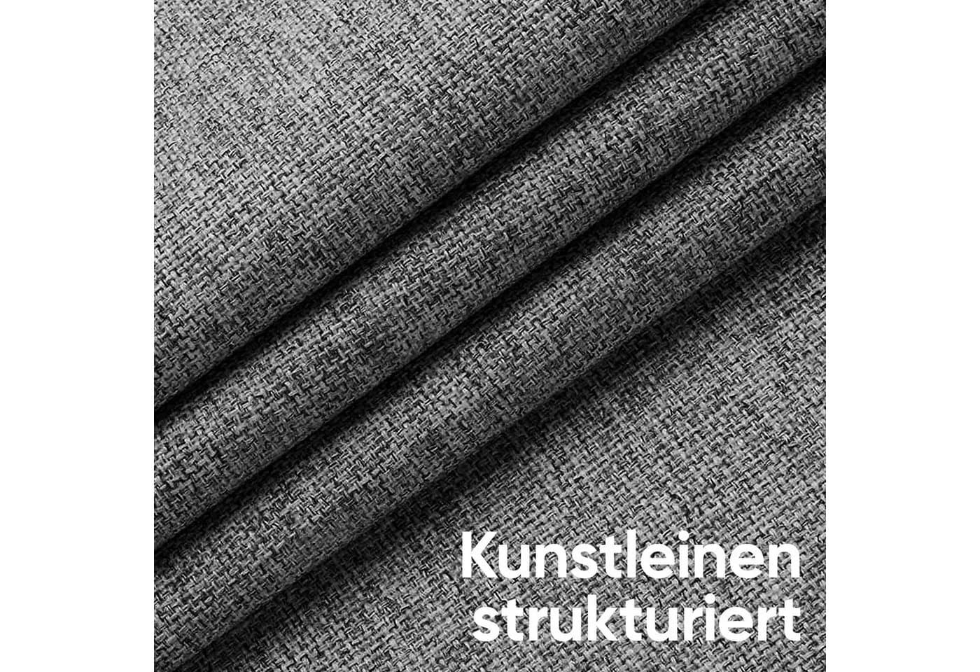 Sekey Verdunkelungsvorhang Grau mit Ösen - Bild 4