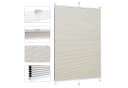 Sekey Wabenplissee Beige Verdunkelnd Klemmfix Bild 2