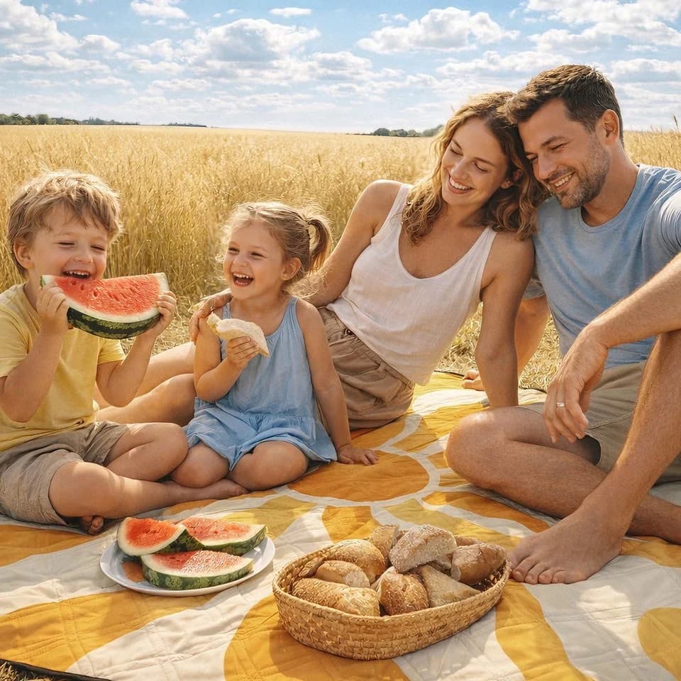 Sekey Picknickdecke Wasserdicht 200x200 cm