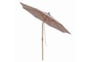 Sekey Sonnenschirm Taupe Holzoptik 300x300 cm Knickbar UPF 50+ Bild 5