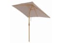 Sekey Sonnenschirm 200x150 cm Holzoptik Balkonschirm Knickbar Bild 4