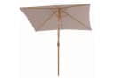 Sekey Sonnenschirm 200x150 cm Holzoptik Balkonschirm Knickbar Bild 5