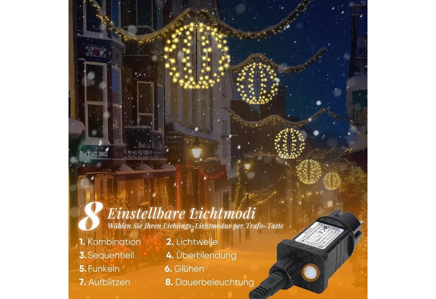 Salcar LED Kugelleuchte 2x Metall Warmweiß Garten