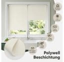 Sekey Seitenzugrollo Verdunkelungsrollo Klemmfix Beige Bild 1
