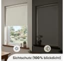 Sekey Seitenzugrollo Verdunkelungsrollo Klemmfix Beige Bild 3