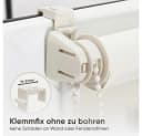 Sekey Seitenzugrollo Verdunkelungsrollo Klemmfix Beige Bild 5