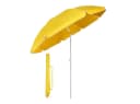 SUNULA Sonnenschirm 140 cm Weiß Höhenverstellbar mit Knickfunktion Bild 2