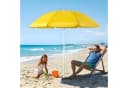 SUNULA Sonnenschirm 140 cm Weiß Höhenverstellbar mit Knickfunktion Bild 5