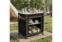 Sekey Campingschrank Faltbar Campingküche Aluminium Schwarz Bild 3