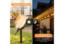 Salcar LED Solarleuchte Lichtervorhang 7,8m 240 LEDs Warmweiß Bild 3