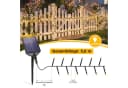 Salcar LED Solarleuchte Lichterkette Außen 768 LEDs Warmweiß mit Fernbedienung Bild 5