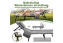 Sekey Faltbett Verstellbar mit Matratze und Kissen Grau Bild 1