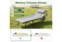 Sekey Faltbett Verstellbar mit Matratze und Kissen Grau Bild 3