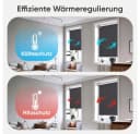 Sekey Seitenzugrollo Verdunkelungsrollo Grau Silber Klemmfix Bild 4