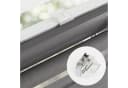 Salcar Doppelrollo Duo Grau Klemmfix Seitenzugrollo Bild 5