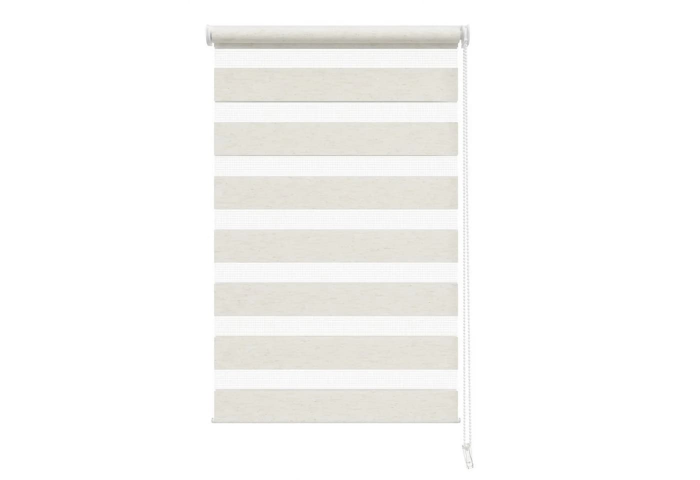 Salcar Doppelrollo Duo Klemmfix Beige Seitenzug - Bild 2
