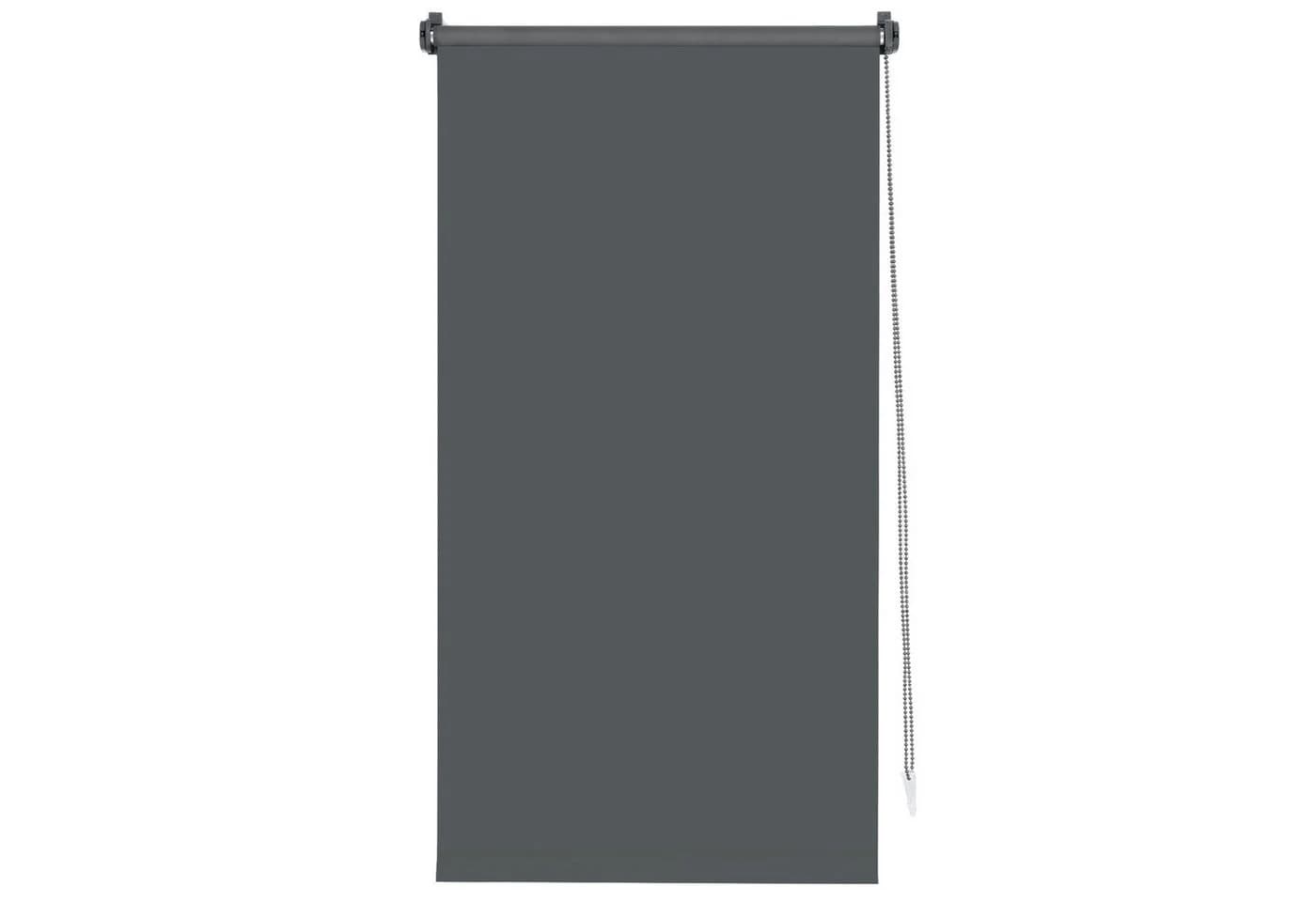 Salcar Verdunklungsrollo Klemmfix Grau 45x130cm Seitenzugrollo - Bild 2