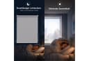 Salcar Verdunklungsrollo Klemmfix 40x130cm Grau Seitenzugrollo Bild 1
