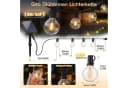 Salcar LED Solar Lichterkette mit G40 Birnen, 23,2m, IP44, 8 Modi, Fernbedienung Bild 5