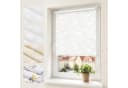 Sekey Seitenzugrollo Klemmfix Schmetterling weiss blickdicht Bild 2