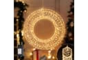 Salcar LED-Lichtkranz 2er-Set 45cm 720 LEDs Warmweiß Timer Bild 2