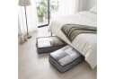 Sekey Unterbettkommode 2er Set Grau Transparent Faltbar Bild 1