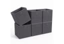 Sekey Aufbewahrungsboxen 6er Set Faltbar Dunkelgrau Vliesstoff Bild 1