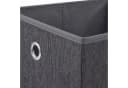 Sekey Aufbewahrungsboxen 6er Set Faltbar Dunkelgrau Vliesstoff Bild 3