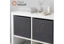 Sekey Aufbewahrungsboxen 6er Set Faltbar Dunkelgrau Vliesstoff Bild 4