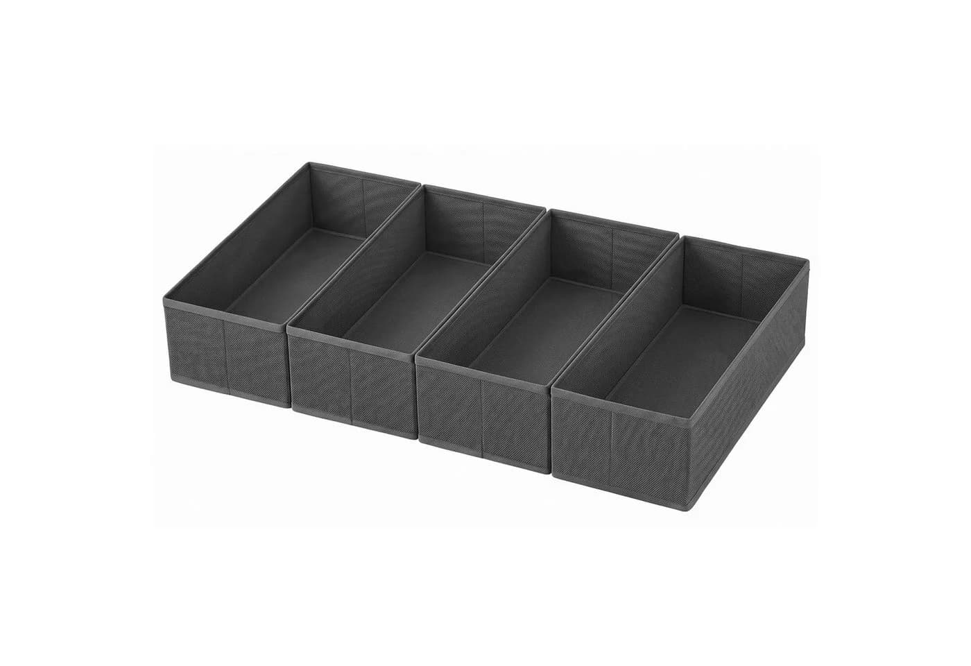 Sekey Aufbewahrungsbox Schubladen Organizer Vliesstoff 4er-Set Faltbar