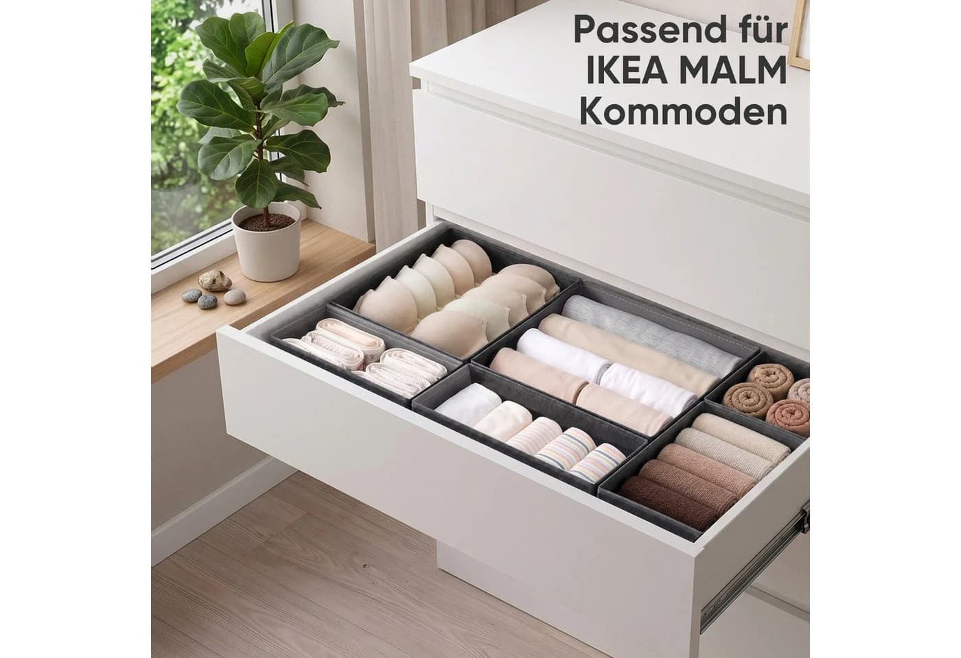 Sekey Aufbewahrungsbox 12er-Set Vliesstoff Faltbar